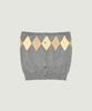 GROVE Veni Argyle Tube Top (Gray)