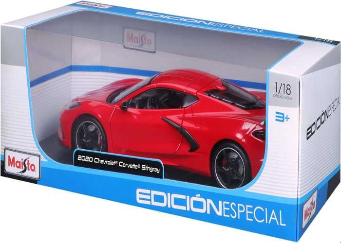 Miniatures montées - Chevrolet Corvette Stingray 2020 1/18 Maisto