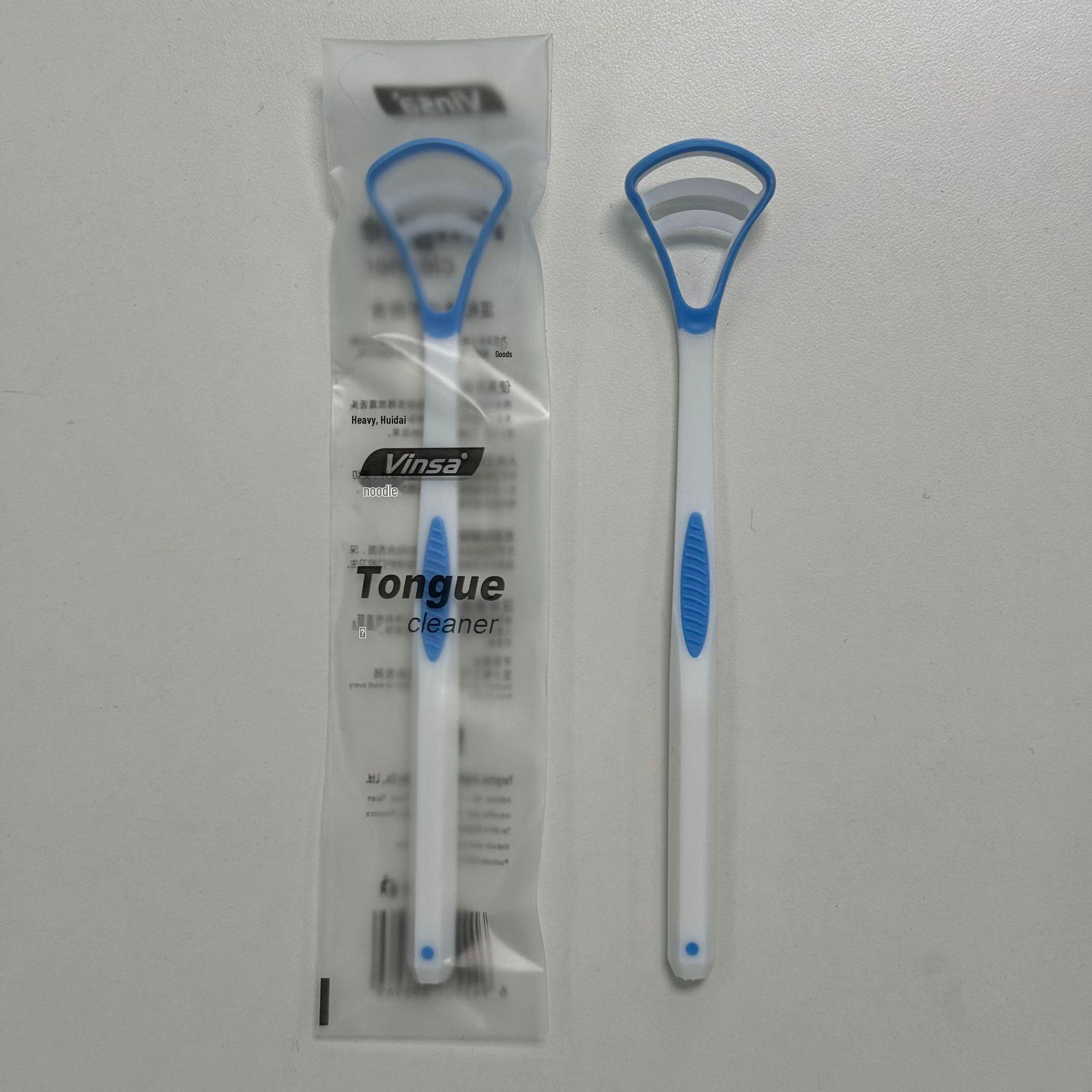 

Oral Care Tongue Scraper - Remove Bad Breath & White Coating - Individually Packaged