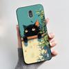 Casing For Nokia 2 2.1 2.2 3 3.1 Case Aesthetic Fashion Cute Cat Shockproof Back Cover Black Slim Soft TPU Silicone Phone Case