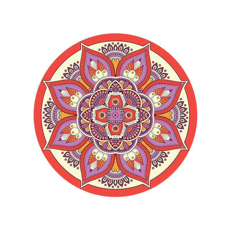 Stechapfel-Blumenmuster PU Platzset 4er-Set, Rutschfeste hitzeisolierte Tischsets für Esstisch, Leicht zu reinigen