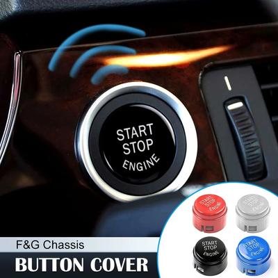 For BMW Car Engine Start Stop Button Cover Accessories Replacement ABS Cover For 1 2 3 5 6 7 X1 X3 X4 X5 X6 F01 F02 F10 F11 F12