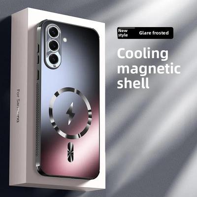 Neue Matte Magnetische Samsung Galaxy S25 Hülle mit Objektivfolie Ganzkörper Stoßfeste Abdeckung für S25 Ultra S25 Plus