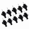 10pcs Bag Electric Guitar Metal Bass Strap Locks Antiskid Straplocks Accessory