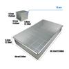 3d Alphabets Letter Number Cake Tin Baking Tray Aluminum Cake Decorating Tool Rectangular Chocolates Bread Mould