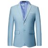 2024 Plus Size Slim Fit Solid Color Business Blazer