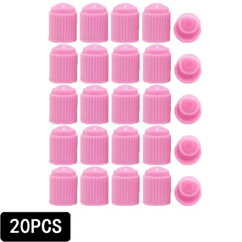 Universal Dustproof Caps Car Tire Valve Stem Caps Bolt-In Car Bike Wheel Tires Valves Tyre Stem Air Caps Auto Accessoires 20PCS Stem Caps1