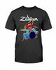 The Muppet Show Zildjian Drums Black Men Cotton T-Shirt Size S-5XL Birthday Gift Unisex T-Shirt