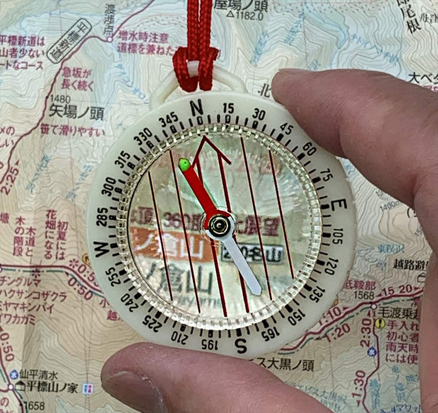

YCM Outdoor Map Compass №888N Люминесцентный тип с ремешком 13366