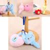 Keychain Heart Lock Plush Toy With Soft Short Plush For Girls Birthday Gift Accessories