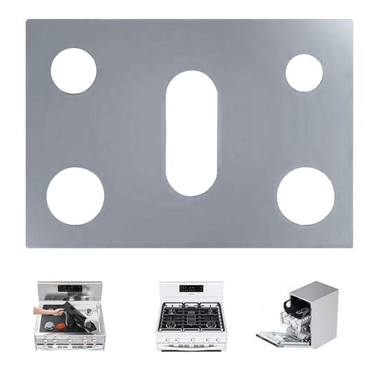 1/2 Adet Gazlı Ocak Matı Kolay Temizlenir Yapışmaz Yeniden Kullanılabilir Örtü Isıya Dayanıklı Ocak Üstü Koruma Matı Mutfak Temel