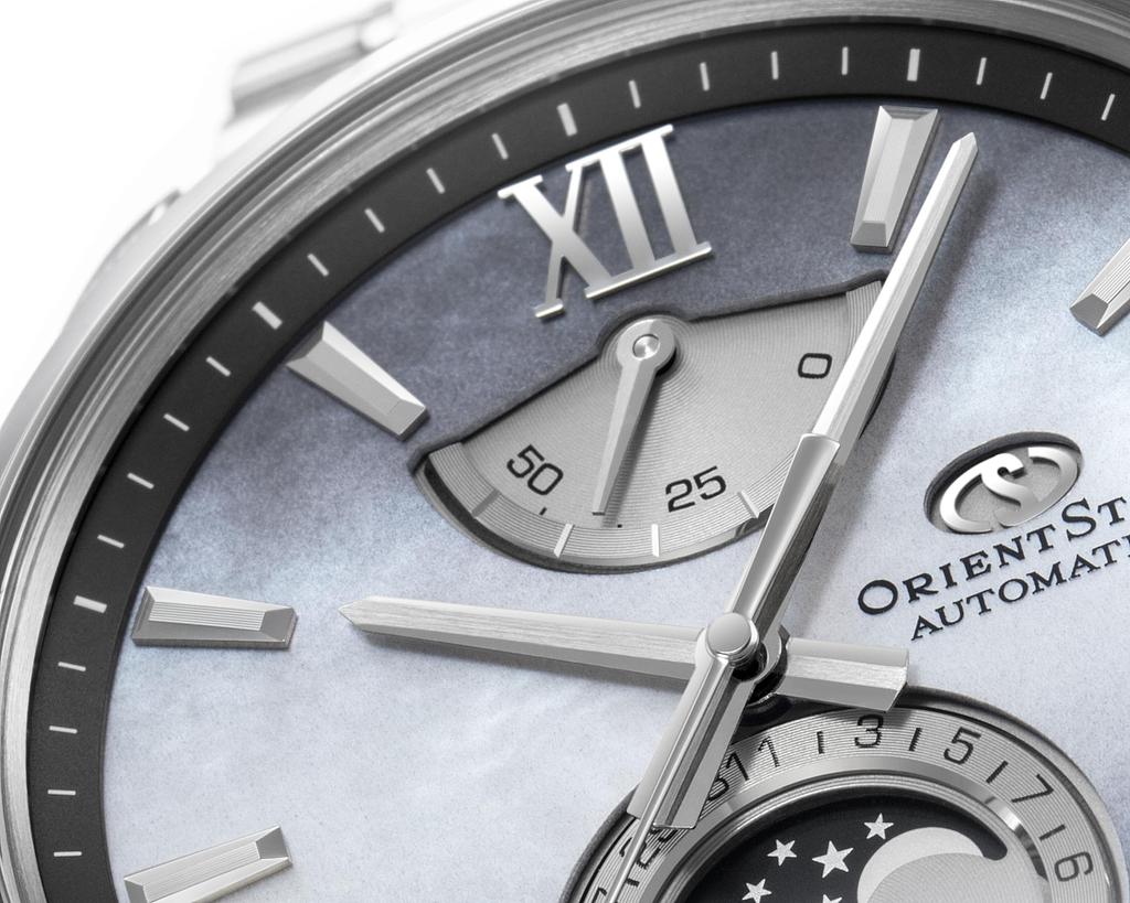 ORIENT STAR Automatic Watch M34 F7 Mechanical Moon Phase Mechanical Made In Japan Limited To 300 Domestic Warranty 2 Years Gray Gradient [Orient Star]