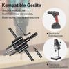 Circular Cutter Wood Adjustable 30-300 mm, Alloy Circle Hole Saw with 2 Replacement Blades for Wood, Plastic, Plasterboard 25-26s
