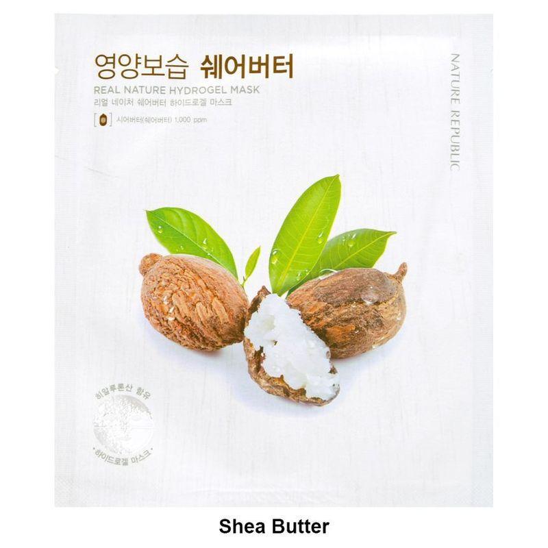 NATURE REPUBLIC - Real Nature Hydrogel Mask - 10 Types