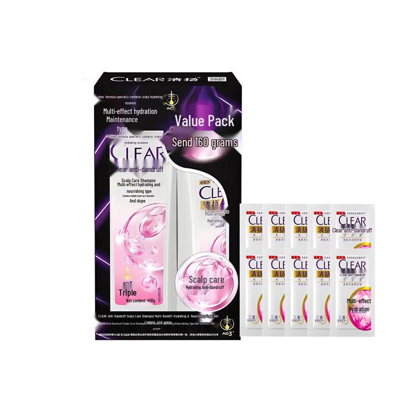 

Clear Anti-Dandruff Multi-Effect Moisturizing Shampoo