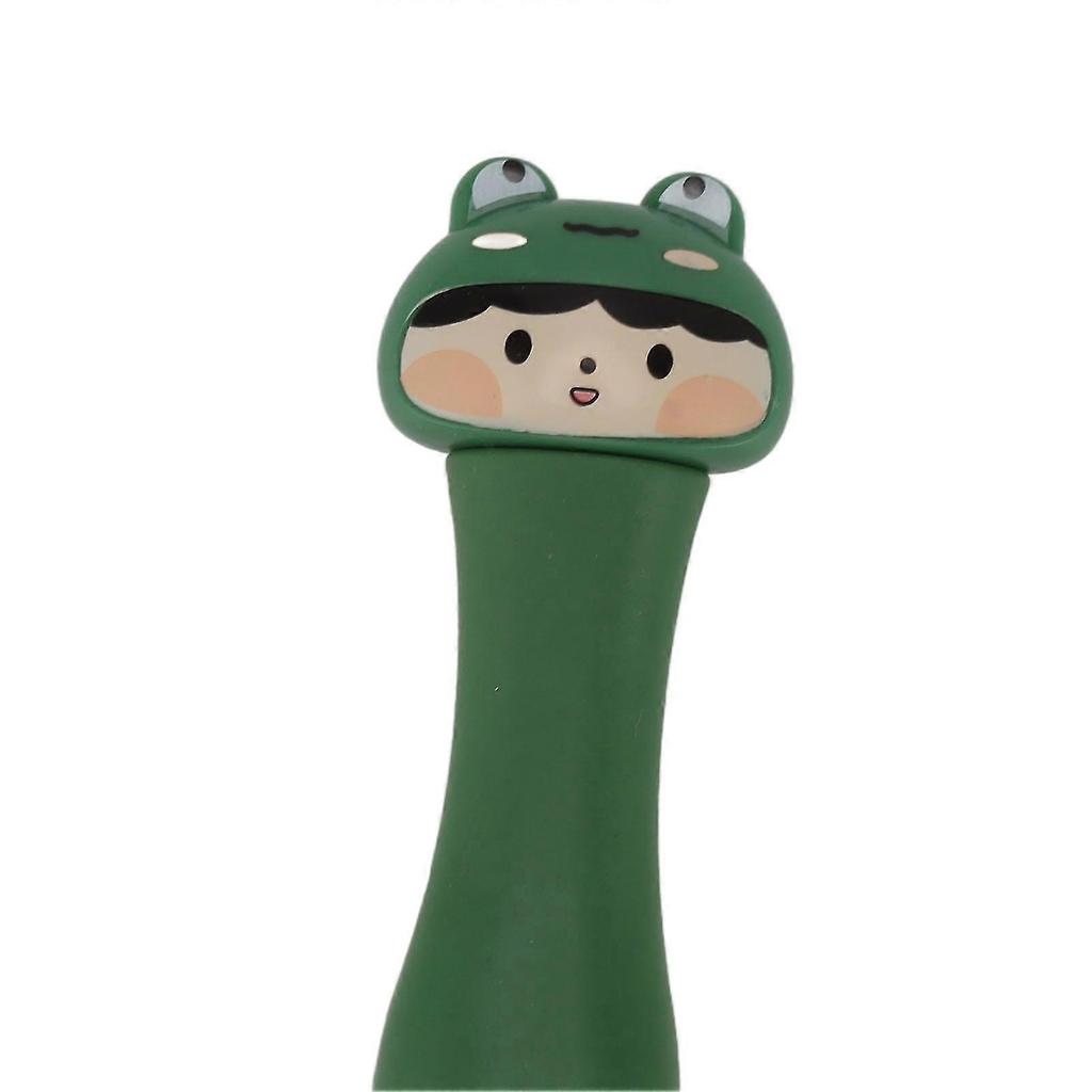 JiaWei Baby Fork Cute Cartoon Shaped Spoon PP Handle Stainless Steel Tableware for Children Feeding Training Frog TUi