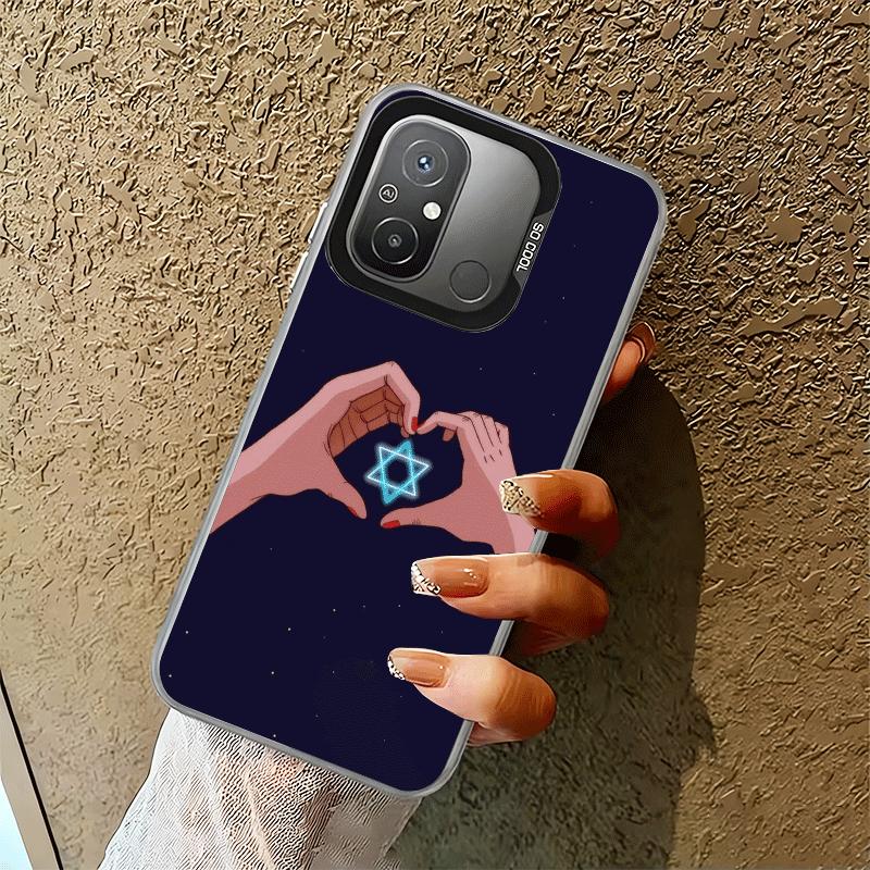 David Jewish Star Symbol Shockproof Phone Case for Xiaomi Poco X7 X6 X5 X3 Pro F7 Ultra M8 Redmi 15C 15 14C 13C 12C 10C 13 12 10