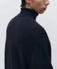 MUSINSA STANDARD Minimal Turtleneck Knit [Navy]