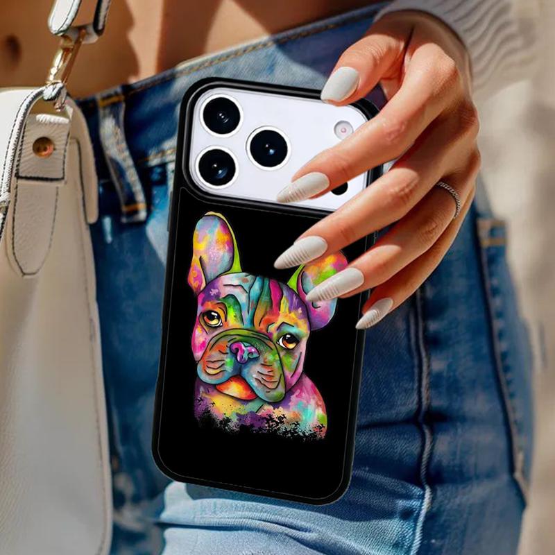 French Bulldog Dog Pug Phone Case For iPhone 17 Air 14 15 13 12 Max Cover For Apple 14 15 16 16e 11 Pro Max Plus Coque