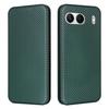 For OnePlus Nord 4 Case Carbon Fiber Texture Drop-Proof PU Leather Phone Cover