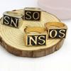 2 Teile/satz Punk Edelstahl Sons of Anarchy Paar Finger Ringe Schmuck Geschenk