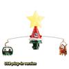 Light Up Christmas Tree Topper Electric Rotating LED Atmosphere Decor  Seasonal Display