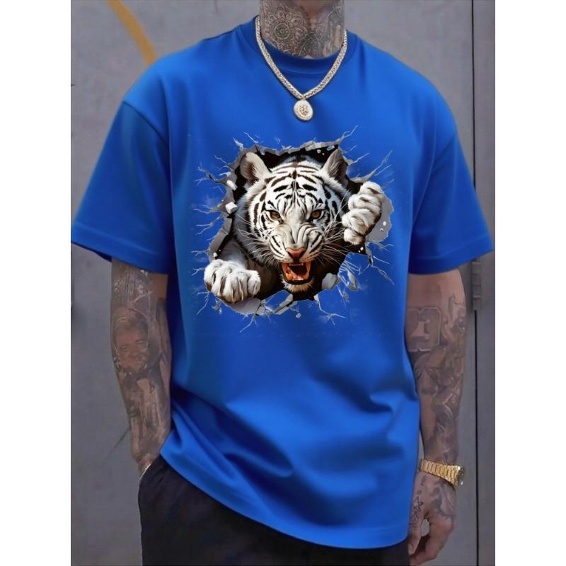 Men s Fashion Trend Crew Neck T-shirt S
