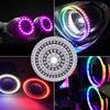 WS2812B DC5V Led Pixel Ring Individul AddressabIe Ring 5050 RGB WS2812 IC BuiIt-in Led ModuIe And 14Keys Lock USB  Controller