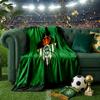 Real Betis Crest Artwork Throws Blanket Flannel Blankets Plush for Couch Bed Gifts for Men Women Travel picnic blanket Christmas fan gifts