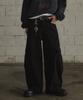 LERENNE Curved Cargo Pants - Black