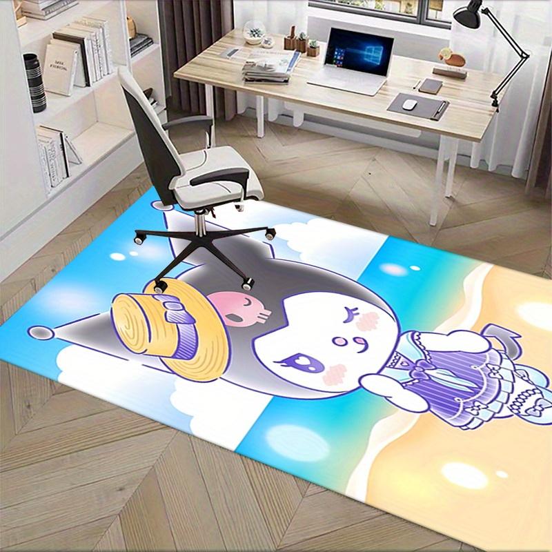 Office Rug Beach, Cute Character Anti-Slip Rug, Machine Washable for Living Room, Bedroom, Office, Multiple Sizes, Bedroom Mat, Decorative Mat, Durabl