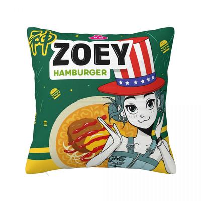 Kpop Demon Hunters Ramen Zoey Pillowcases Stuff Soft Cushion Cover Gift Pillow Case Cover Living Room Multi Size