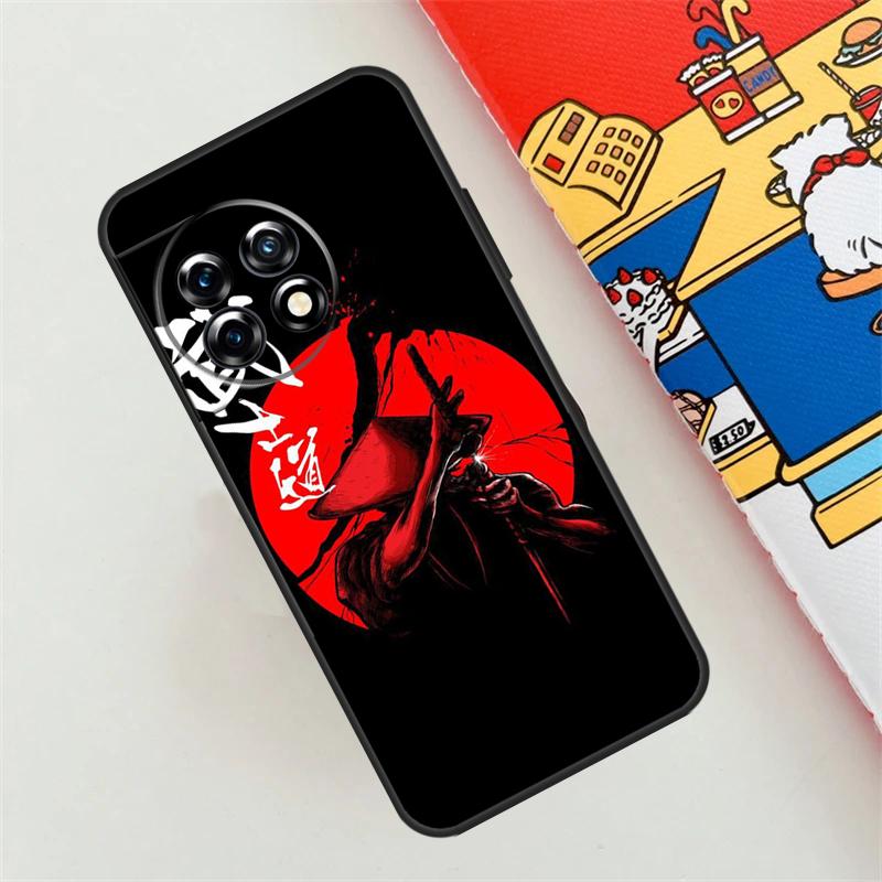 Japanese Bushido Samurai Case For OnePlus 12R 12 11 10 9 Pro 10R 9R 8T 10T Nord 3 2 CE 4 Lite N10 N20 N30 Back Cover