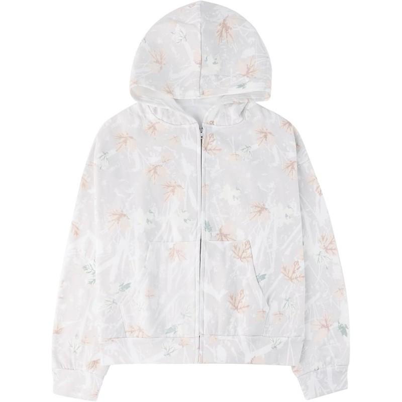 2025 3D Printed Zip-up Hooded Sweatshirt Men Youth Loose Casual Daily Wear