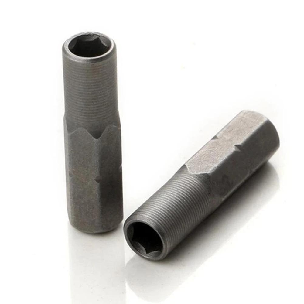 6pcs Bit Adapter 1/4" Hex To 4mm Socket Adapter Screwdriver Bit Holder For Hex Shank Electric Screwdriver Socket Tools