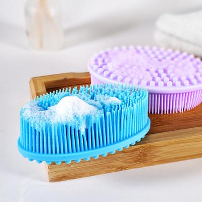 Silicone Bath Brush Exfoliate Cleanse And Reduce Waste Revitalize Skin Bath Brush for A Sustainable Lifestyle