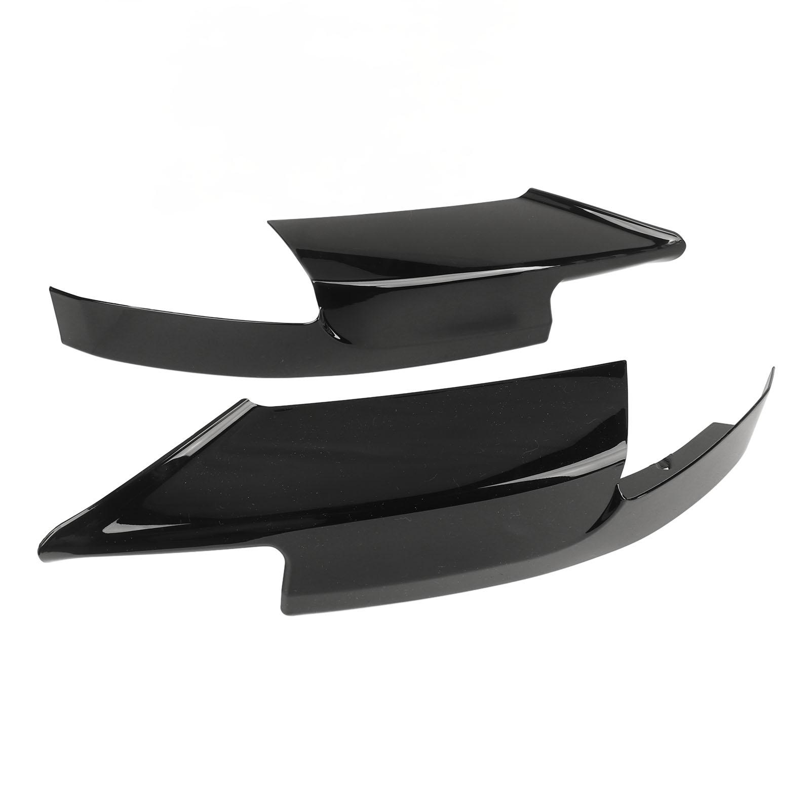 

1 Pair Front Bumper Lip Corner Spoiler Glossy Black Bumper Corner Splitter for M5 F10 2011 to 2016