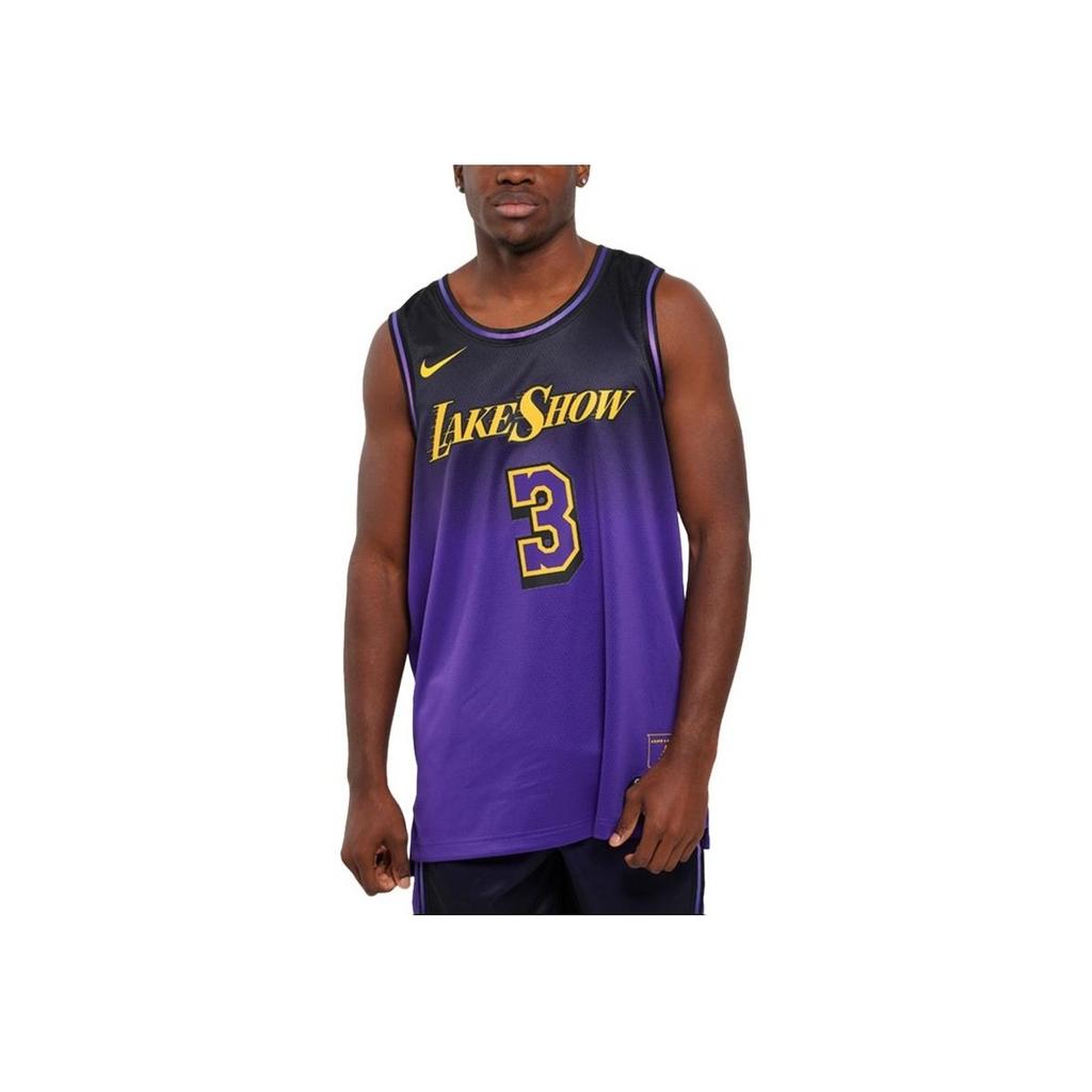 Nike X NBA Dri-Fit Los Angeles Lakers Anthony Davis 2024/25 City Edition Dres Pánské dresy Fialová FQ4346-505