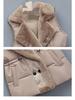 Women's Fur-Integrated Down Vest: 2025 Sleeveless Slimming Suit Collar with Waist-Cinching Design