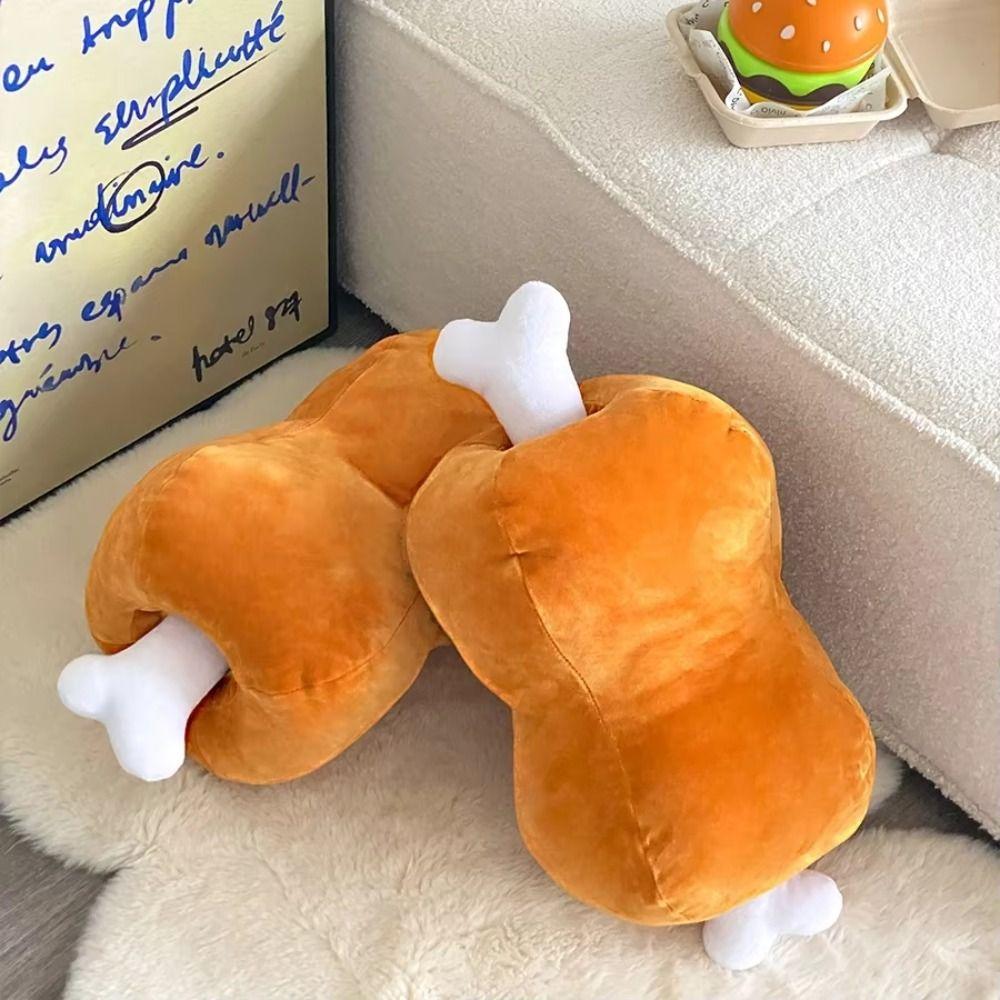 Soft Cartoon Dog Bone Cushion Removable Stuffed Plush Pillow Bone Plush Pillow  Throw Pillow