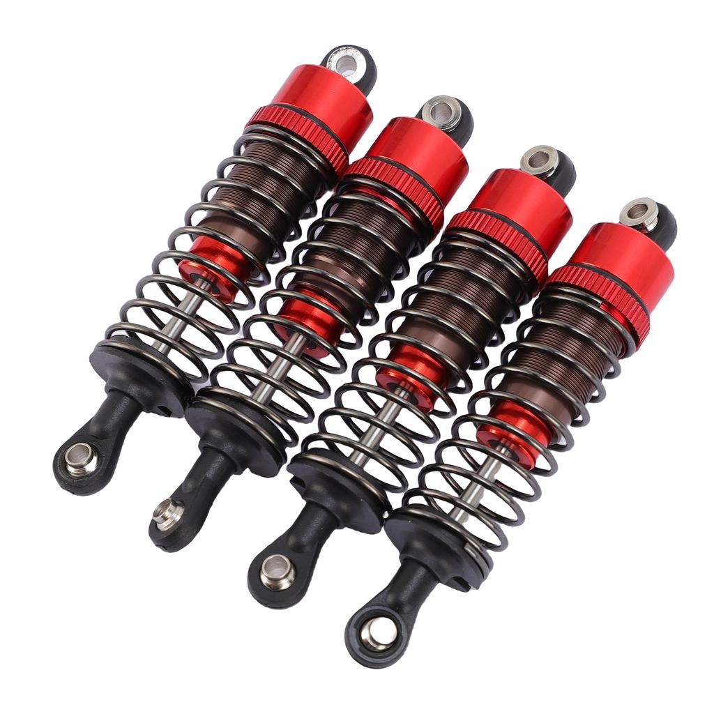 4 PCS 75mm RC Car Oil S Aluminum Alloy Damper Set for 1/10 Scale RC Cars