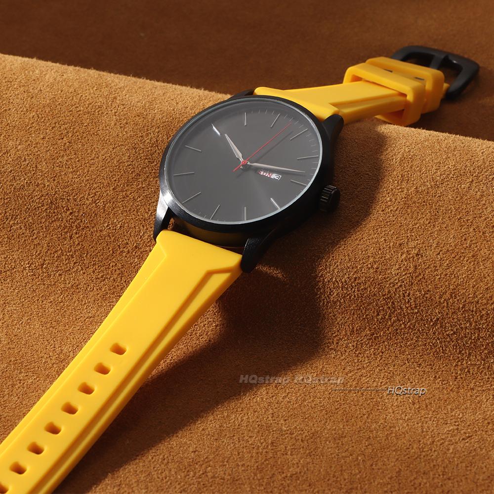 Soft Silicone Watchband for Panerai Strap 22mm 24mm 26mm Rubber Watch Band for Seiko Men Women Sport Replacement Bracelet