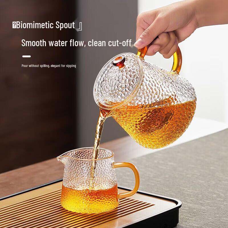YIHUTEA Handmade Glass Teapot with Infuser