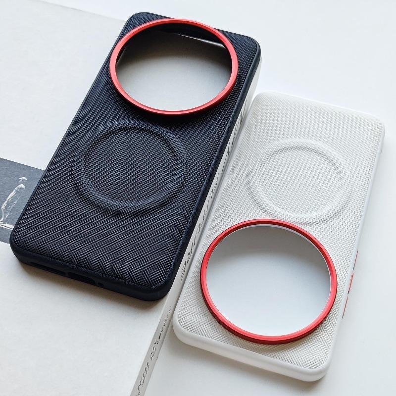 Case For Xiaomi 17 15 14 13 Ultra Case Magnetic For MagSafe Matte Fine-Grained Leather Silicone Cover Shockproof Non-Slip Bumper