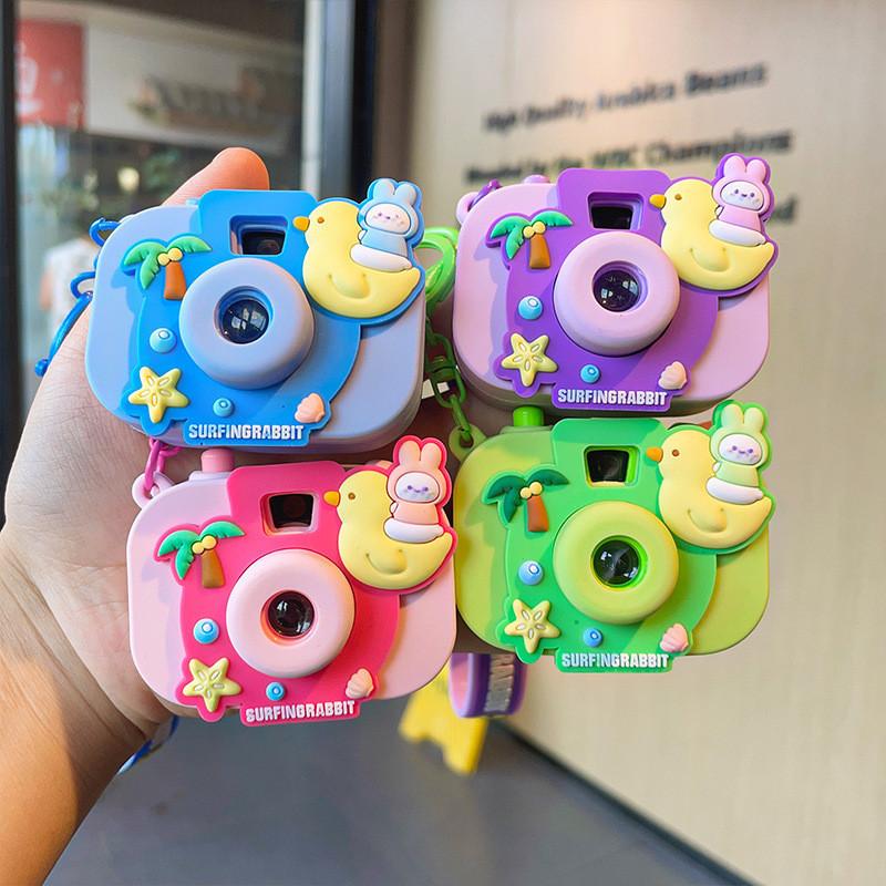 Liebevoller Leucht-Projektor-Kamera-Schlüsselanhänger Dekorativer Cartoon-Schlüsselanhänger Geschenk für alle Anlässe