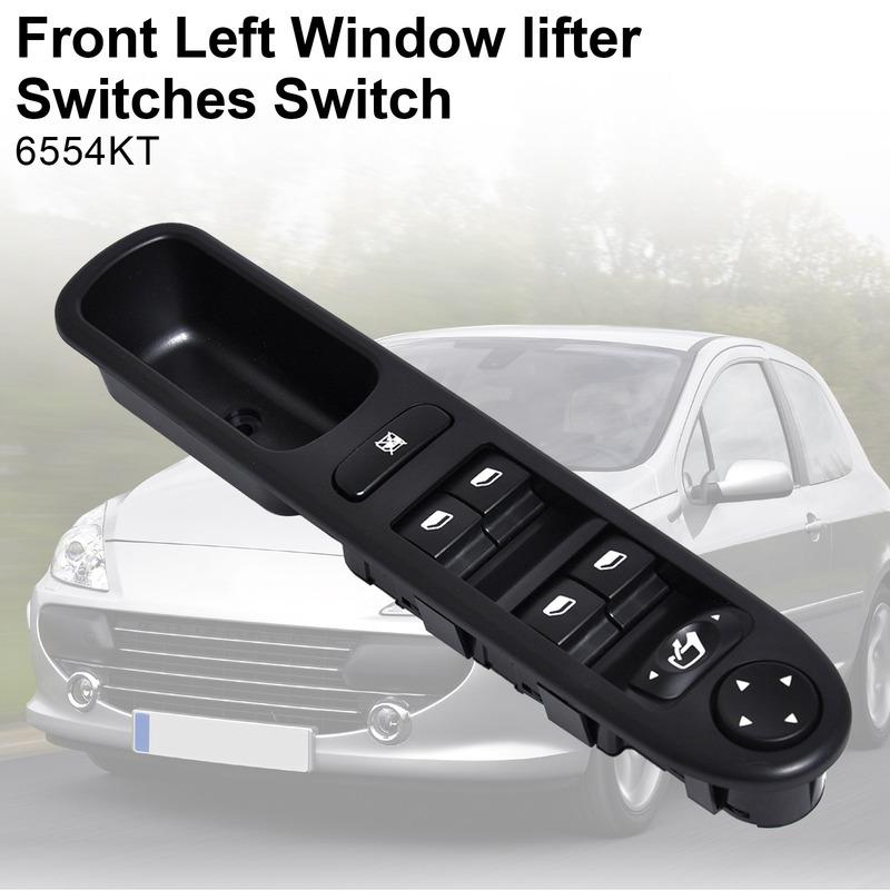 Artudatech Front Left Electric Master Window Switch For Peugeot 307 CC 3A/C SW 6554KT Car Accessories