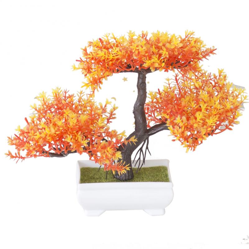 Artificial Color Plant Bonsai Small Trees Fake Plants Flowers Home Potted Plants Dining Tables Christmas Home Decoration Plants