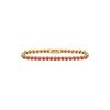 BEZEL Tennis Bracelet [RUBY]
