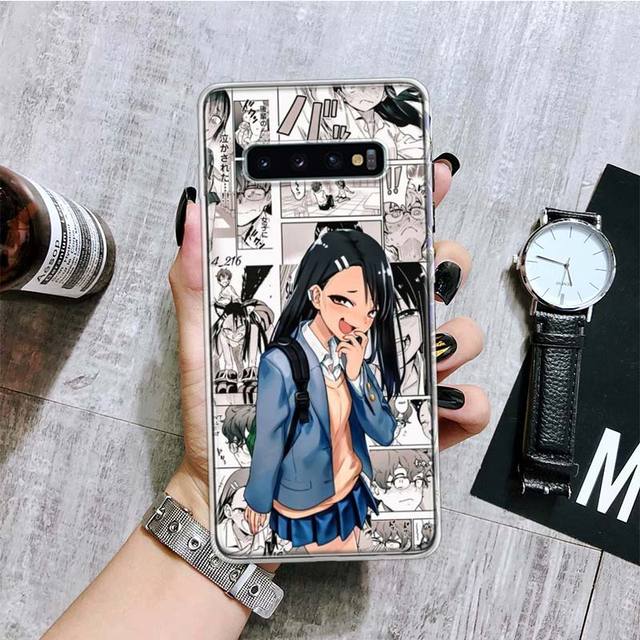 Nagatoro San Anime Estetisk telefondeksel for Samsung Galaxy S20 Fe S10 Plus S21 S22 S23 Ultra S10e S9 S8 S7 Edge Fundas Cover Coq