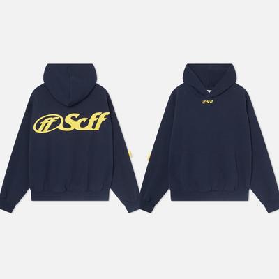 Sudadera Unisex con Hombros Caídos y Letra Americana - Jersey de Moda de Corte Holgado